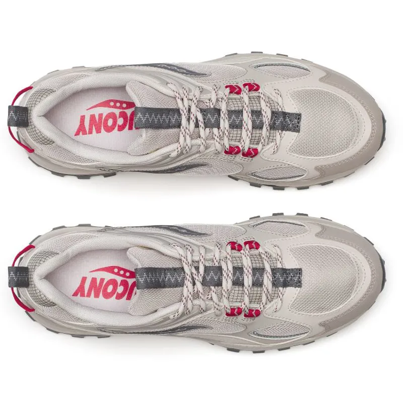 Saucony Grid Aura X - Dove/Red-4