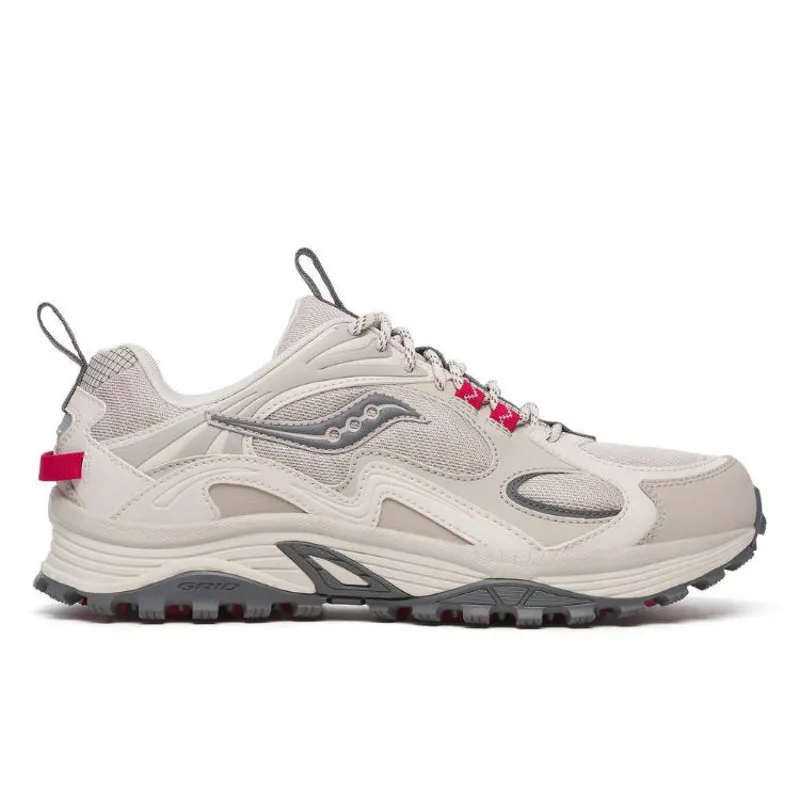 Saucony Grid Aura X - Dove/Red