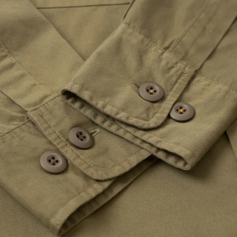Universal Works Fatigue Shirt - Olive-2