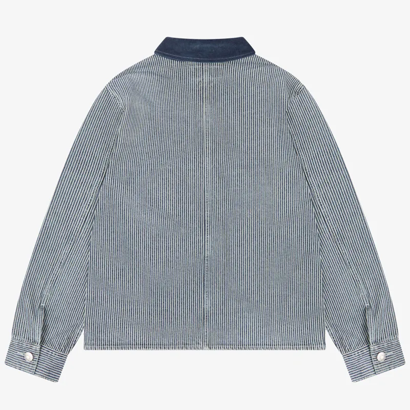 Uskees 3058 Founders Jacket - Blue Railroad Hickory-1