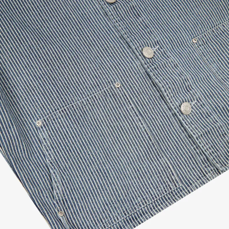 Uskees 3058 Founders Jacket - Blue Railroad Hickory-2