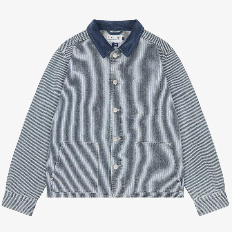 Uskees 3058 Founders Jacket - Blue Railroad Hickory