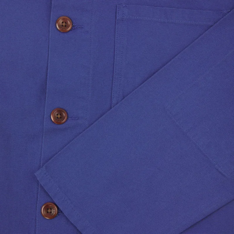 Uskees 3001 Overshirt - Ultra Blue-4