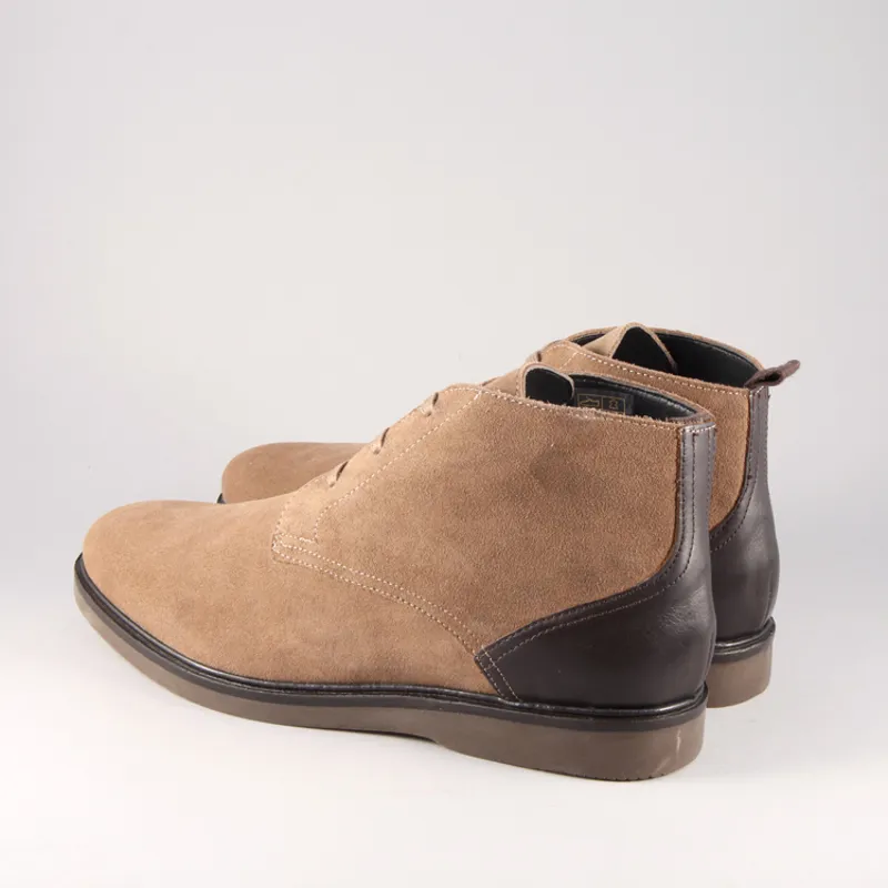 Hudson Calverston Suede Chukka Boot - Taupe-1