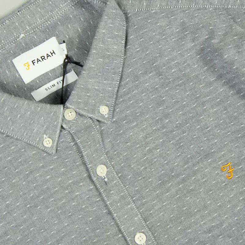 Farah Endell LS Shirt - True Navy-1