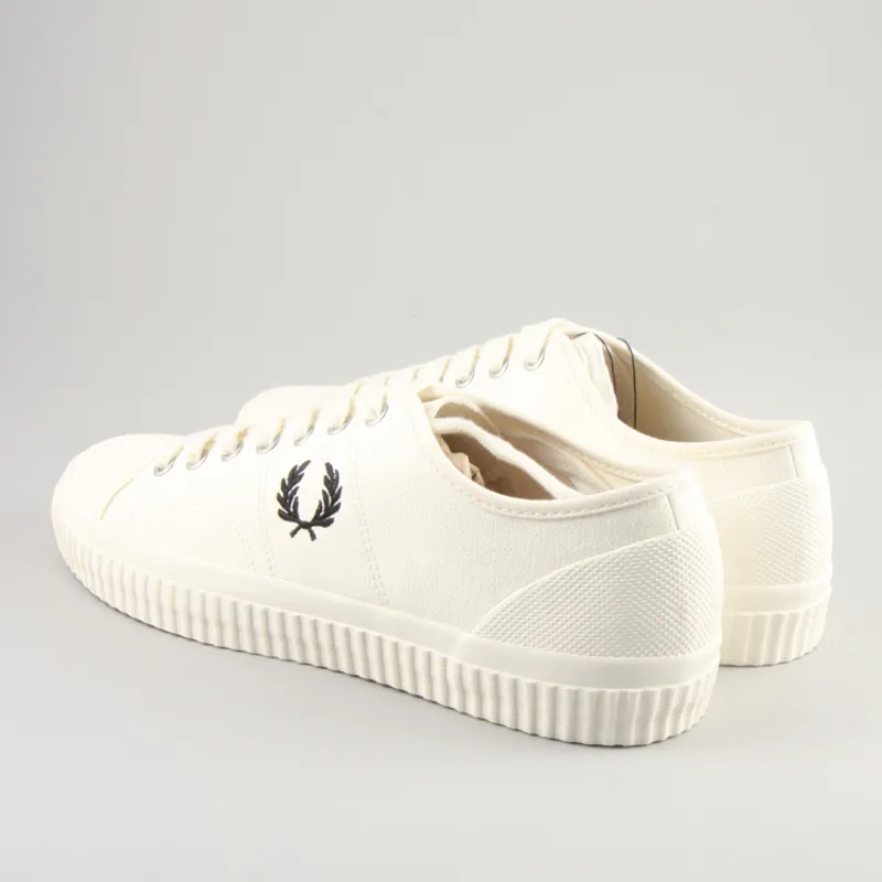 Fred Perry Hughes Low Canvas - Light Ecru-1