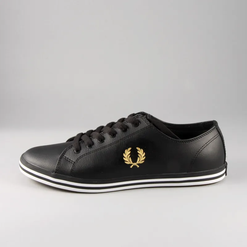 Fred perry leather plimsolls sales