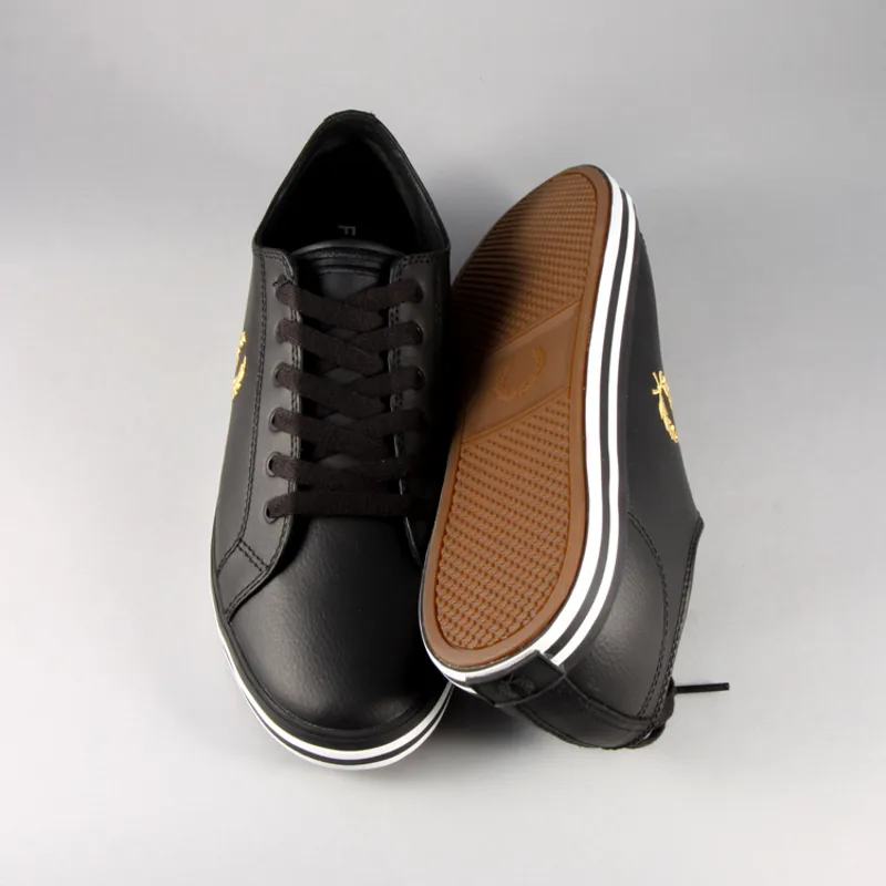 Fred Perry Kingston Leather - Black-4