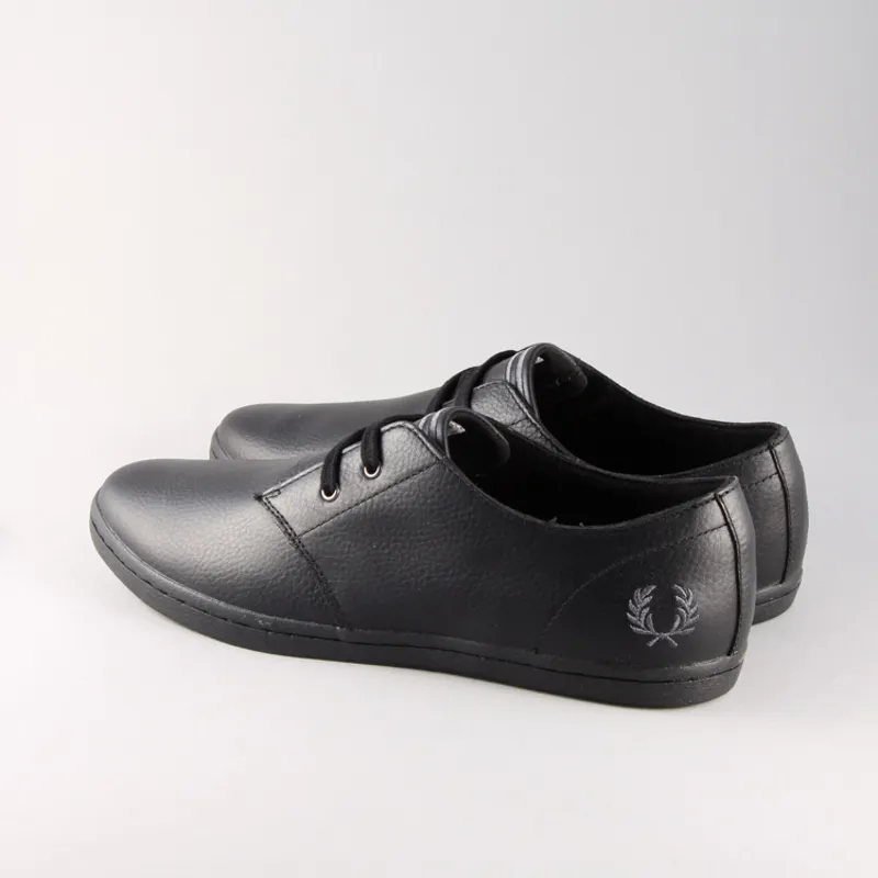 Fred Perry Byron Low Leather - Black-1