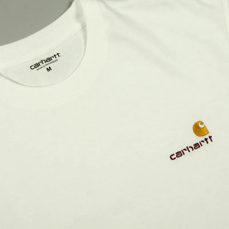 Carhartt WIP American Script T-Shirt - White-1
