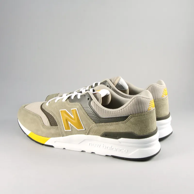 New Balance CM997HEZ - Covert Green/Varsity Gold-1