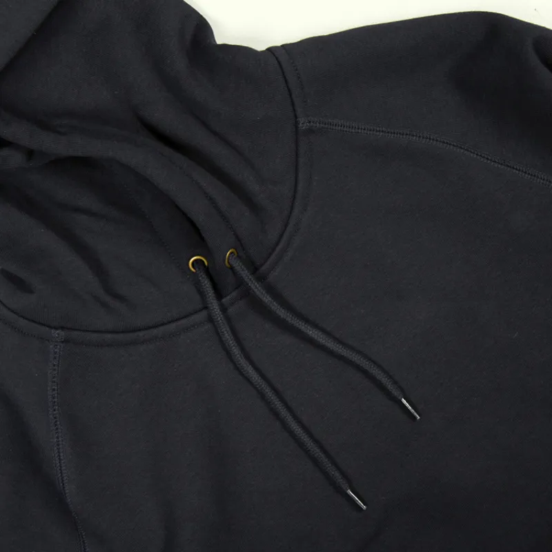 Carhartt WIP Hooded Chase Sweat - Dark Navy/Gold-1