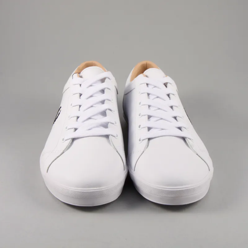 Fred Perry Baseline Leather - White-3