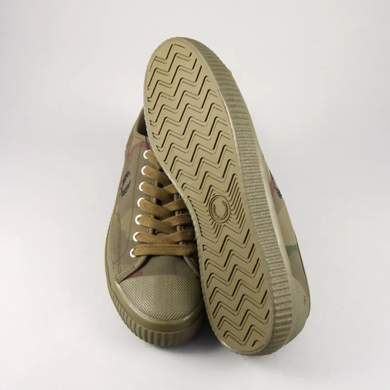 Fred Perry Camouflage Hughes Low - Iris Tundra Camo-4