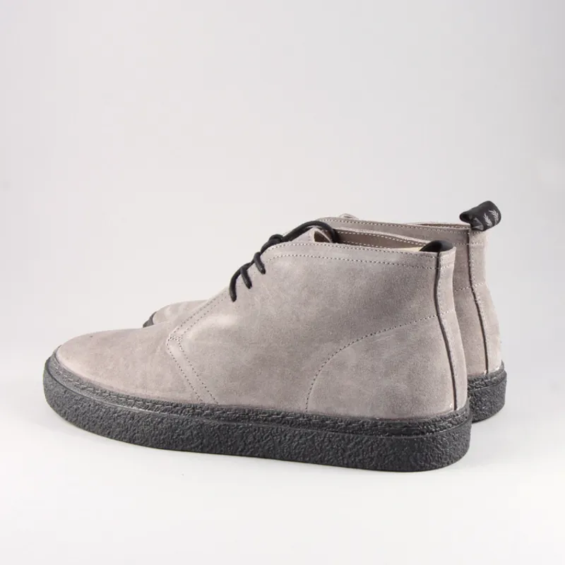 Fred Perry Hawley Suede - Charcoal-1