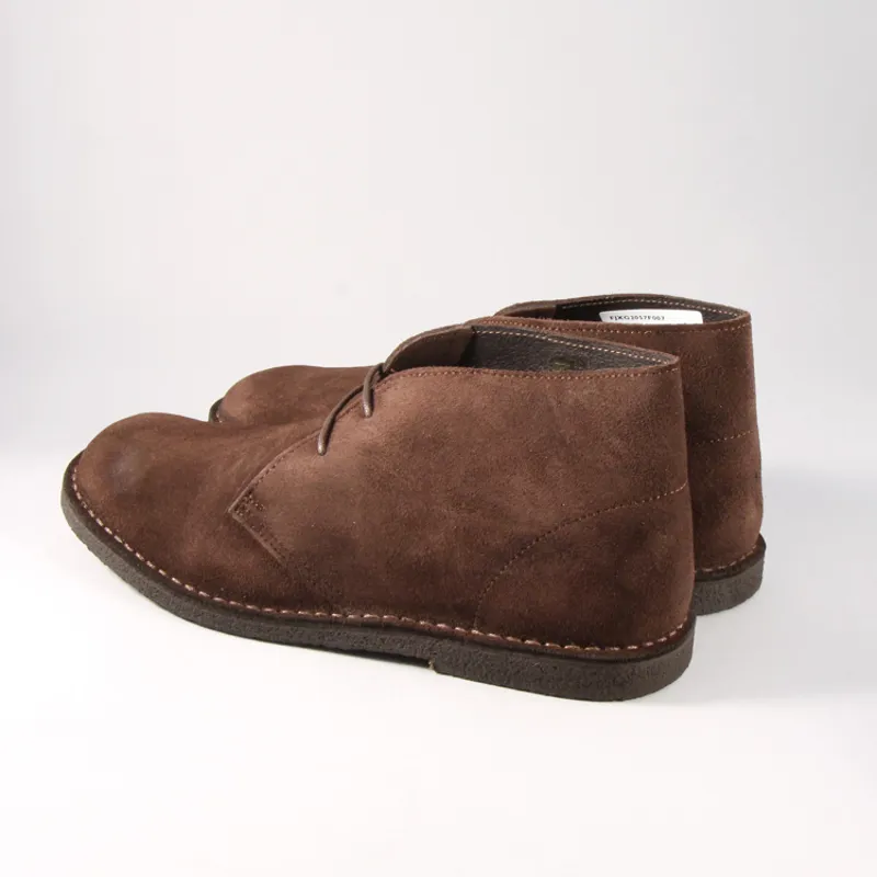 Pretty Green Suede Desert Boot - Chocolate-1