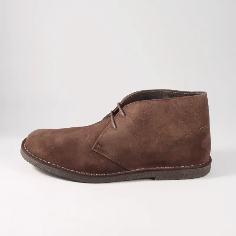 Pretty Green Suede Desert Boot - Chocolate-2