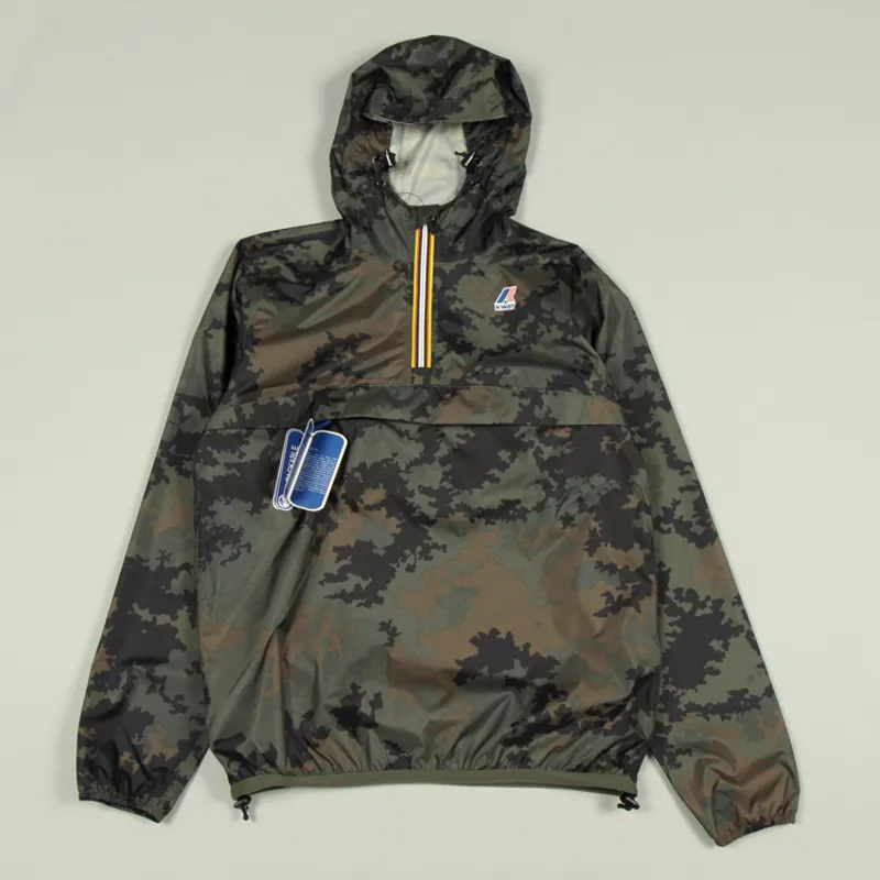 K-Way Leon Overhead Jacket Dark Camo