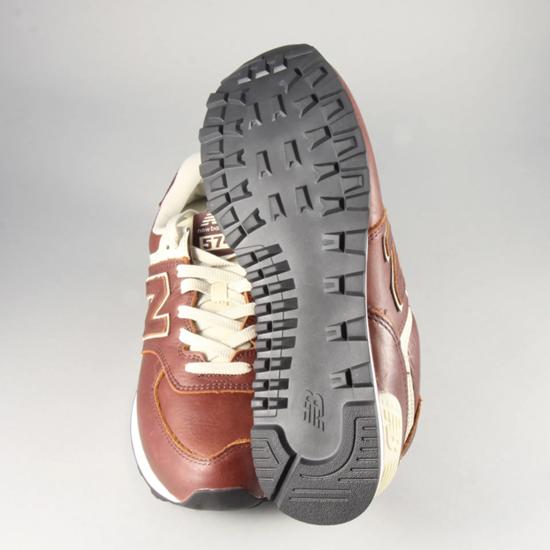 New Balance ML574LPB Deep Mahogany/Munsell White - Main Image