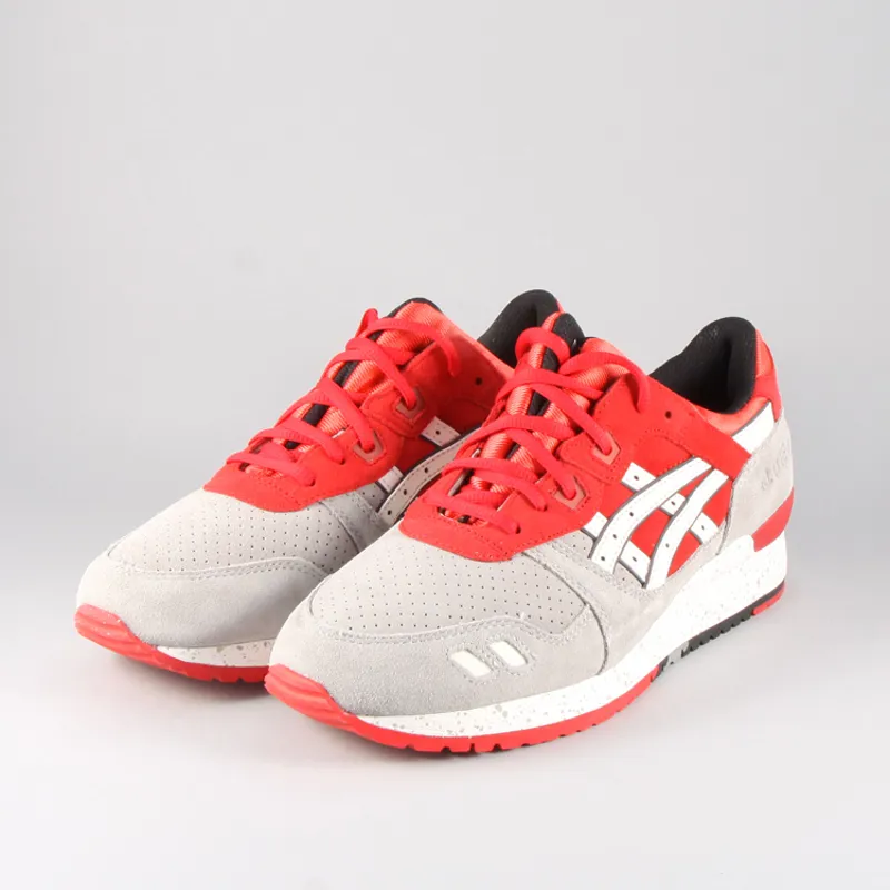Asics gel store lyte red grey