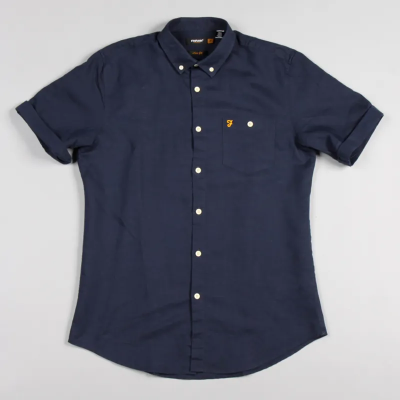Farah Trent SS Shirt - NY Navy