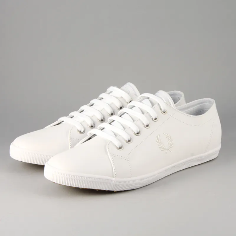 Fred perry deals trainers white