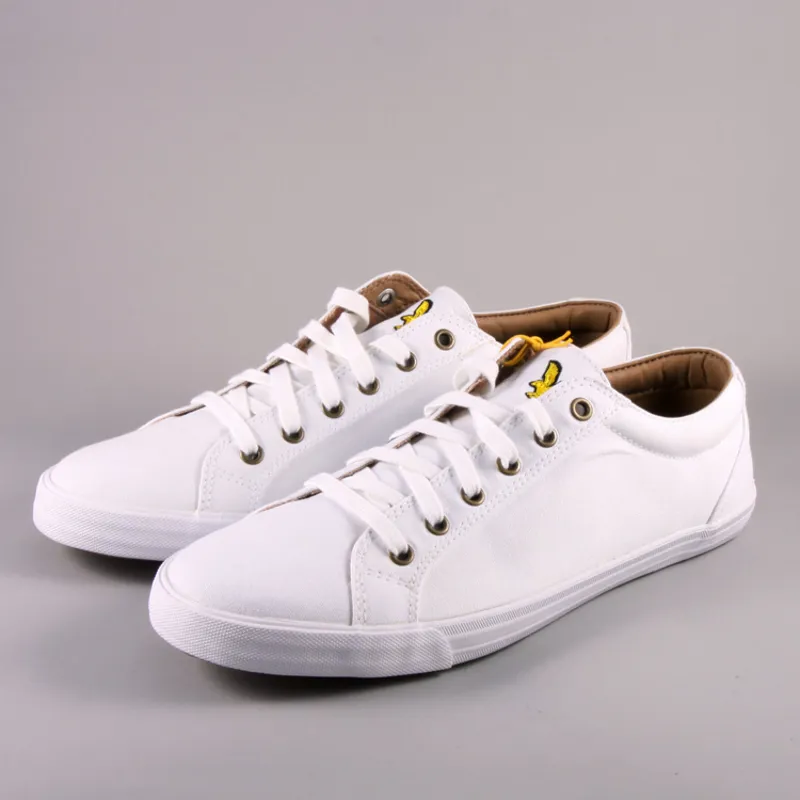 Lyle and Scott Canvas Pump - White