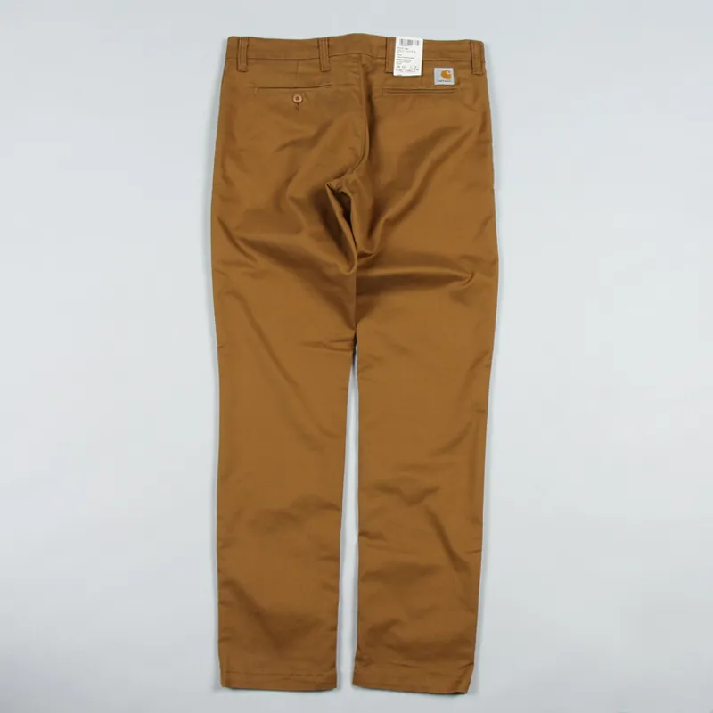 Carhartt WIP Sid Pant Hamilton Brown Rinsed