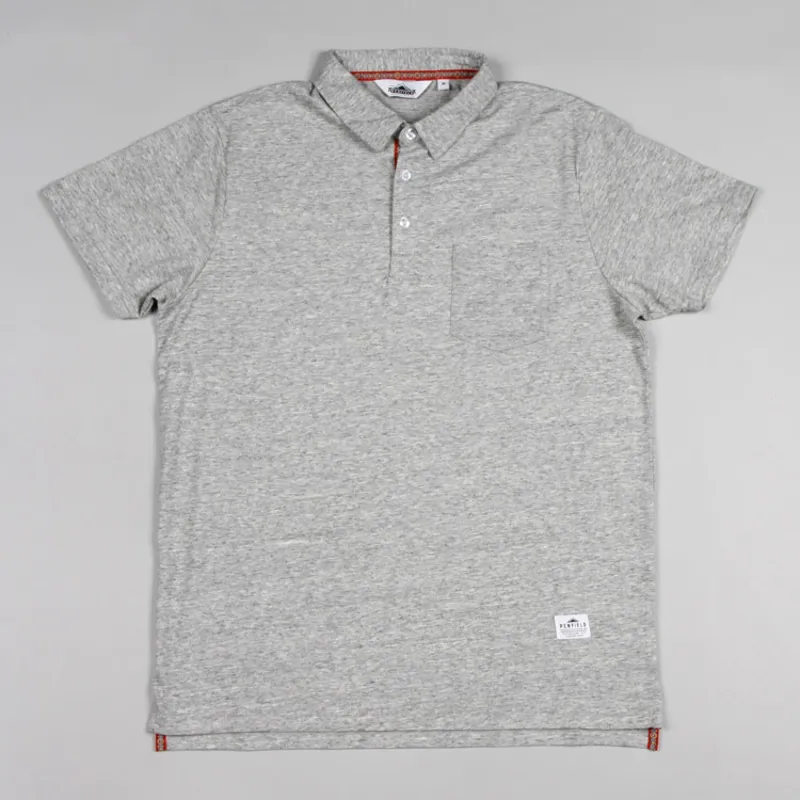 Penfield Cudjoe Polo - Grey Melange