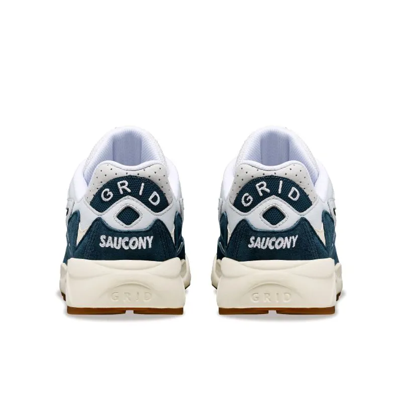 Saucony Grid Shadow 2 Ivy Prep - White/Navy-3